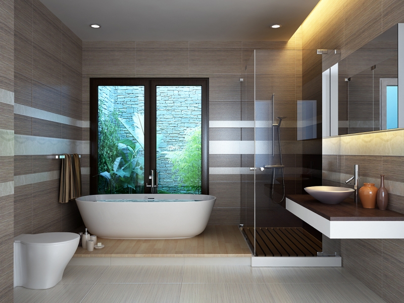 Bí quyết thiết kế nội thất cho phòng tắm nhà bạn ít tốn kém
